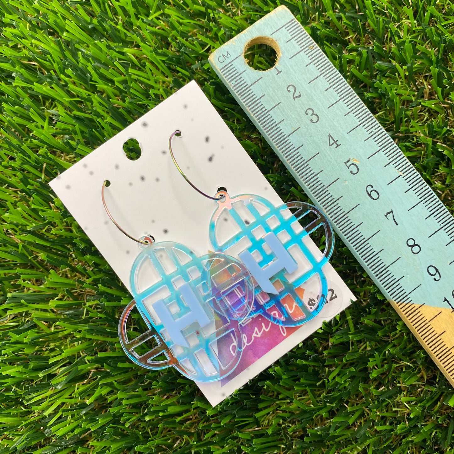 KPOP Iridescent Hunters Rainbow Hoop Earrings!