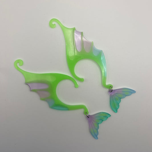 Ear Wings - Whimsical Creations Resin Fantasy Ear Cuffs - Mirielle
