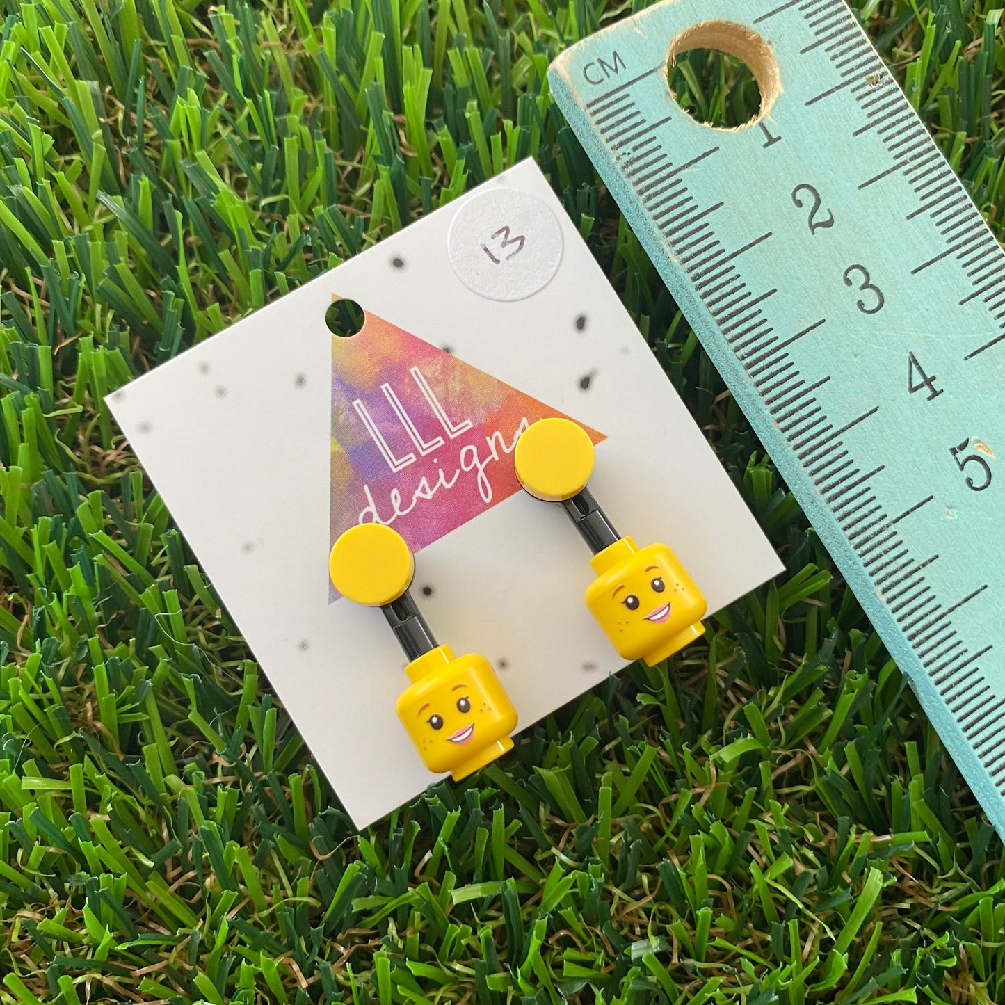 Brick Head Earrings - #13 Whimsical Wendy