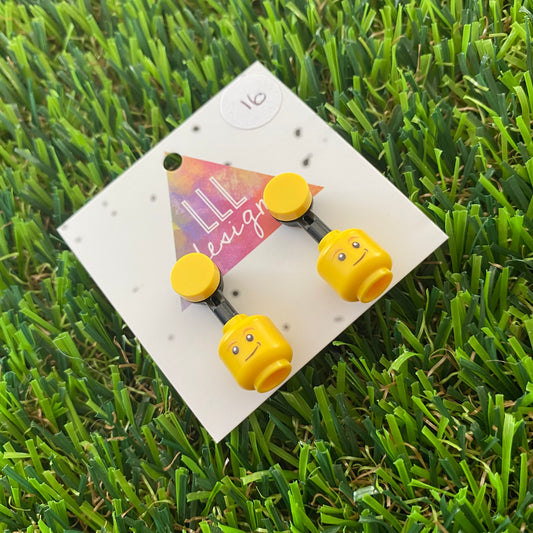 Brick Head Earrings - #16 Good Guy Gary