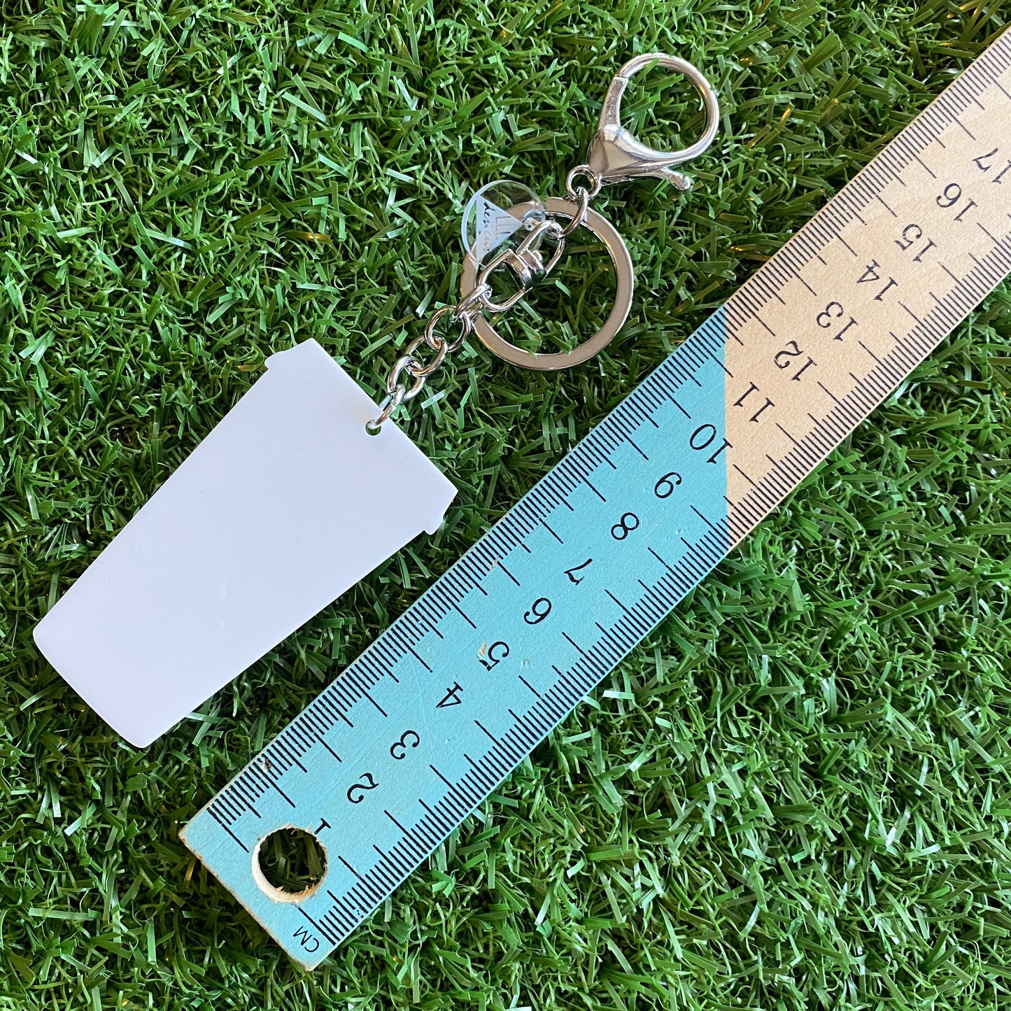 "the mug life chose me!" Statement Acrylic Keyring.