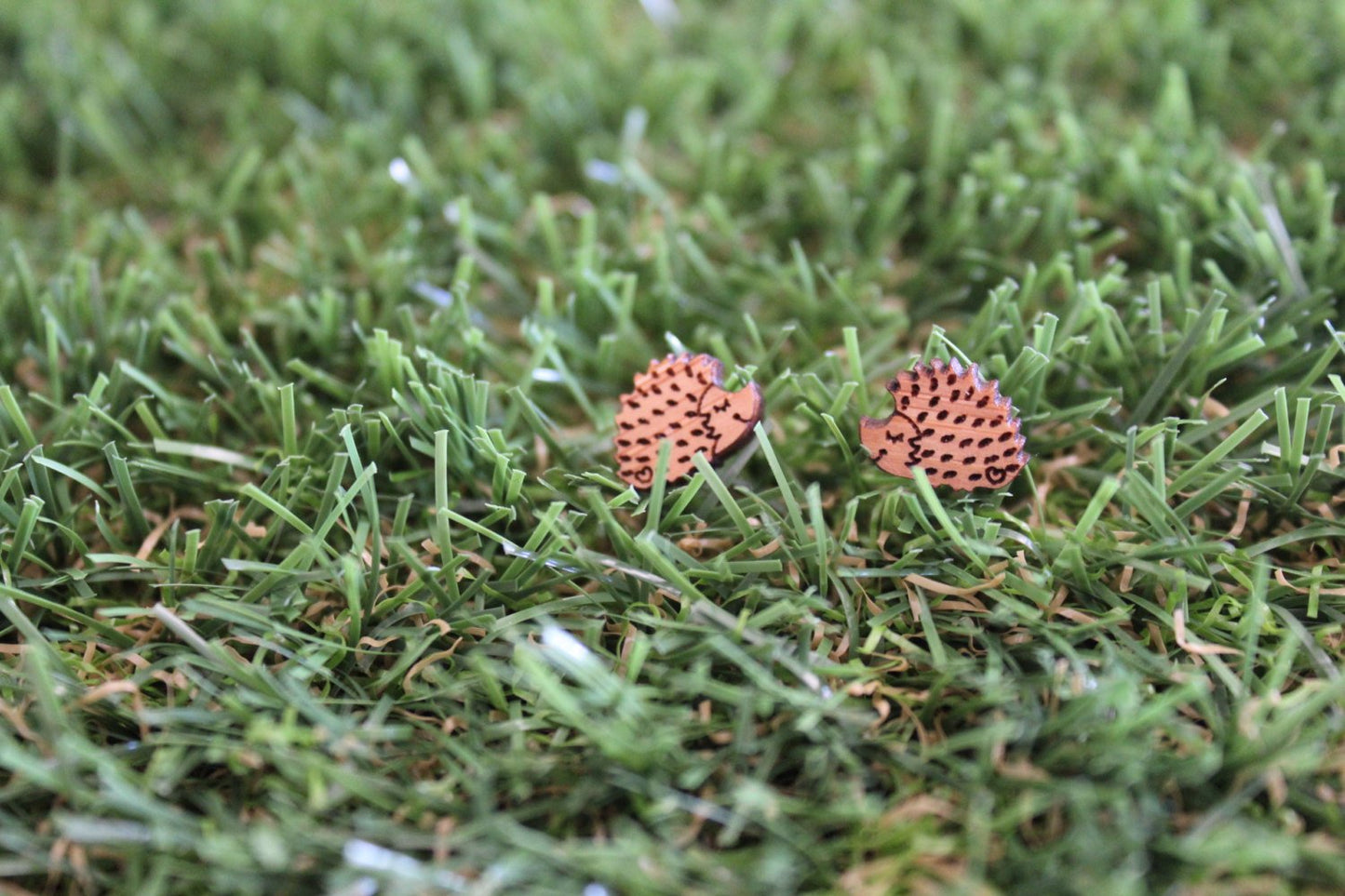 Teeney Tiny Hedgehog Stud Earrings. Hedgehog love. I love Hedgehogs. Life's too short to wear boring Jewellery. Fun Earrings. Quirky Style.