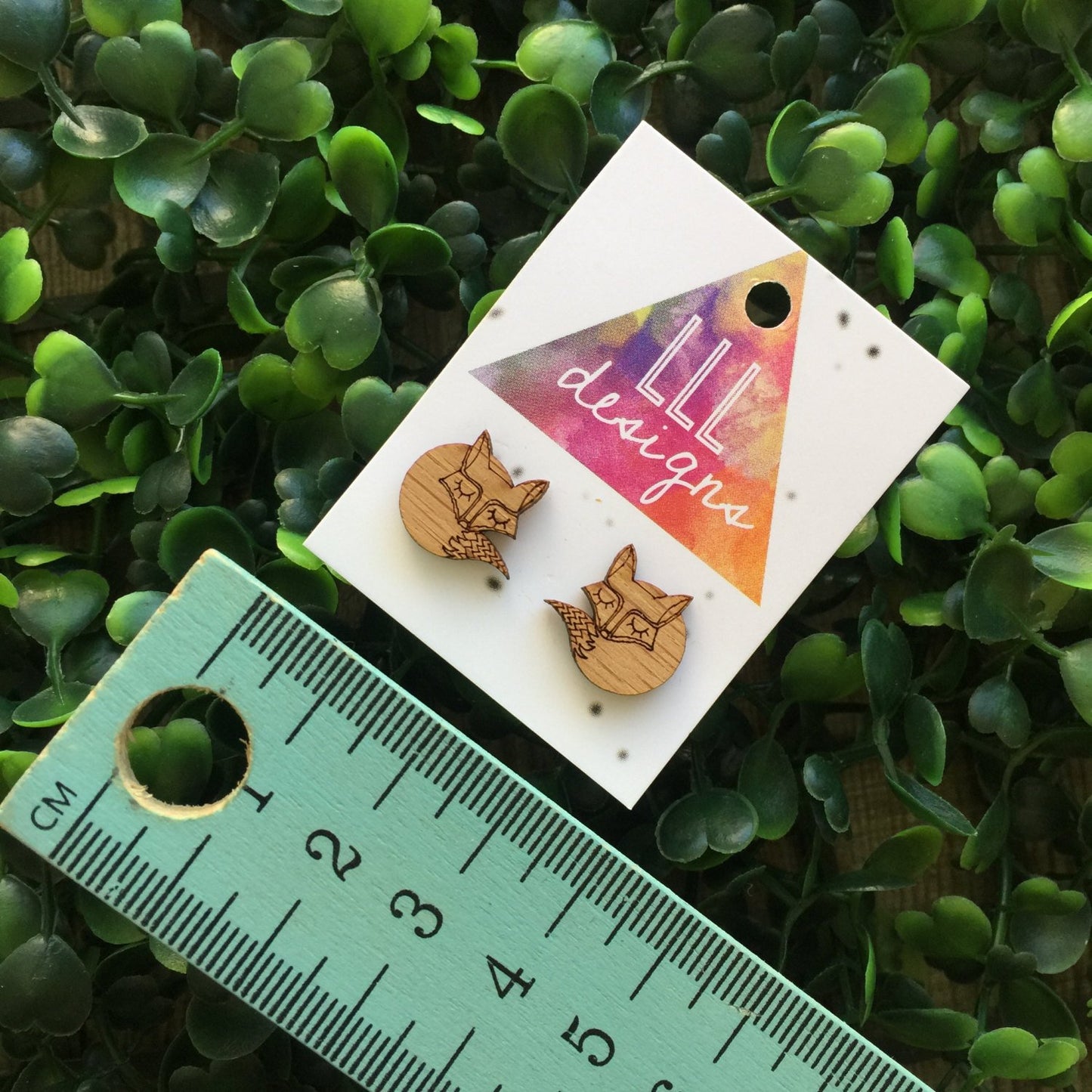 Crazy Cute Sleepy Fox Earrings. Itty Bitty Fox Earrings. Foxy Earrings. Animal Earrings. Life's too short to wear boring Jewellery.