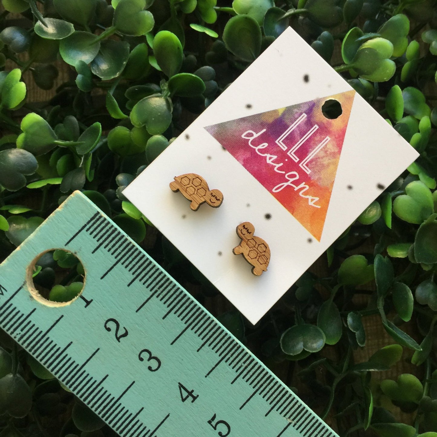 Teeny Tiny Sleepy Turtle Earrings. Turtle Earrings. Animal Earrings. Super Cute Earrings. Life's too short to wear boring Jewellery.