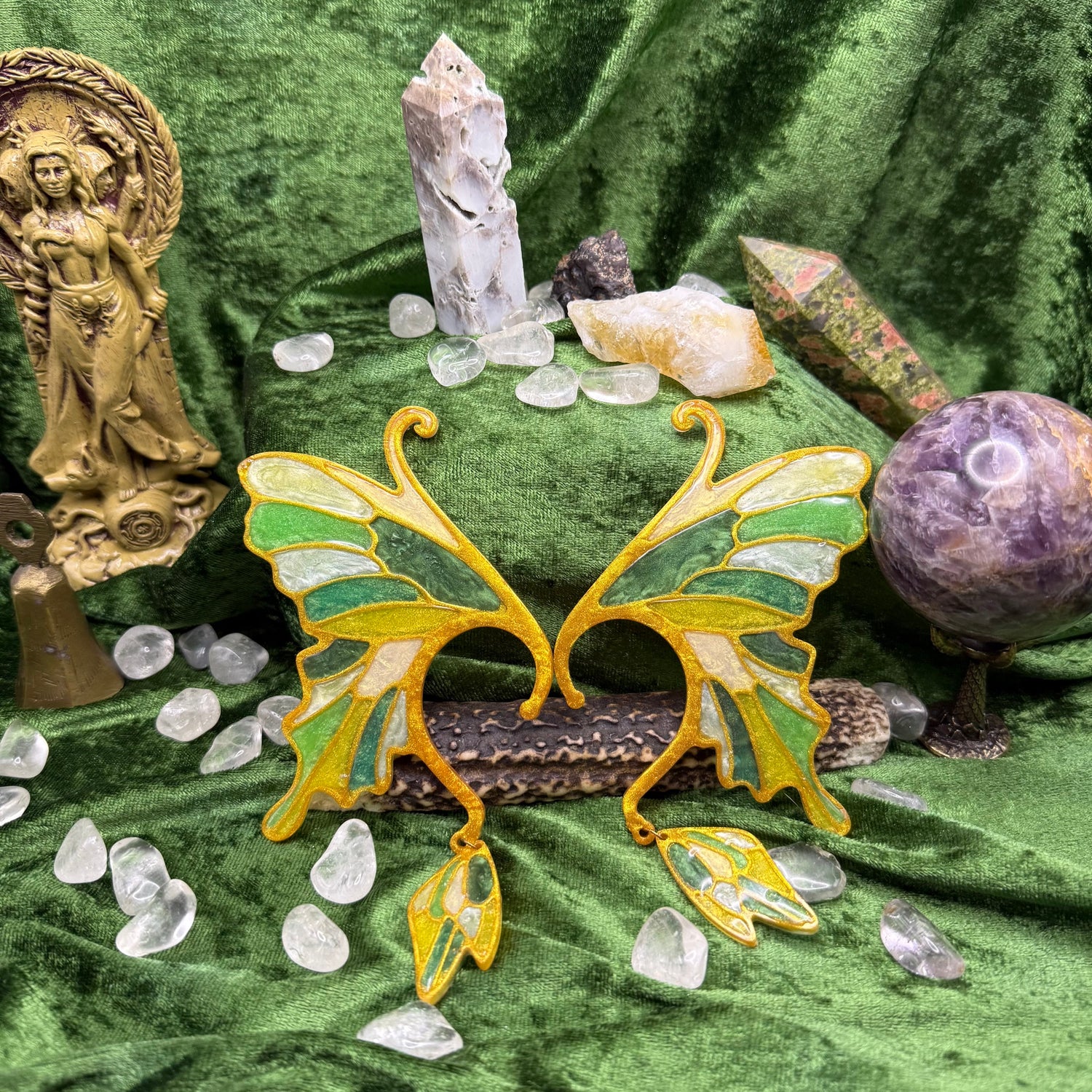 Resin Fantasy Ear Cuffs