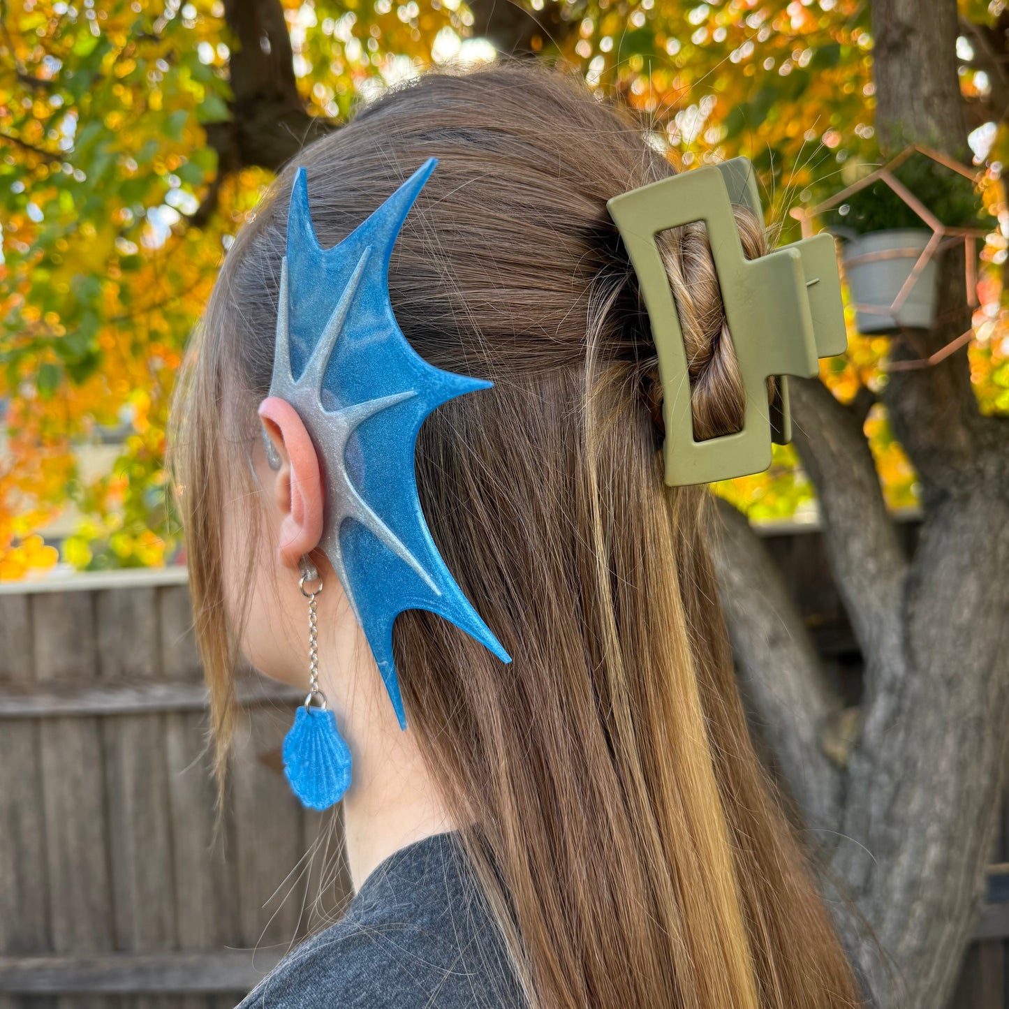 Ear Wings - Whimsical Creations Resin Fantasy Ear Cuffs - Orion