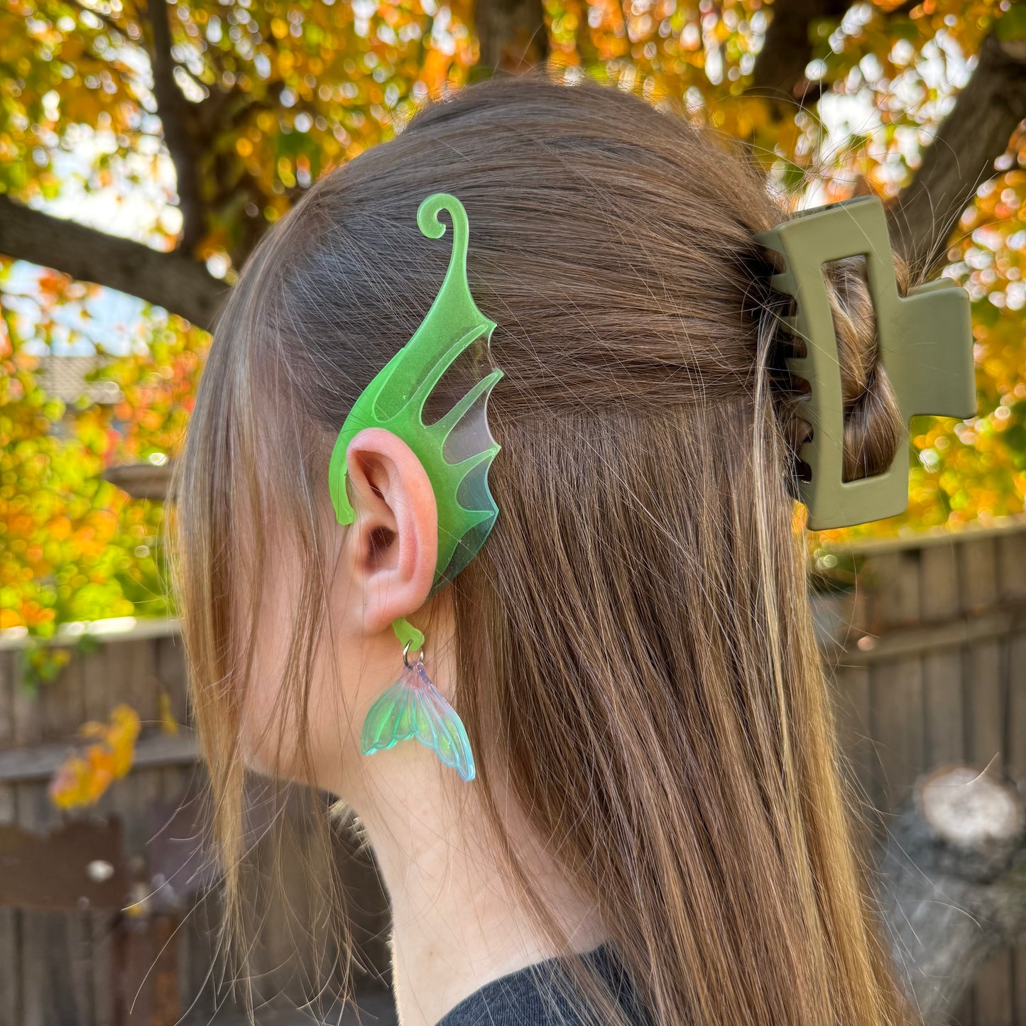 Ear Wings - Whimsical Creations Resin Fantasy Ear Cuffs - Mirielle