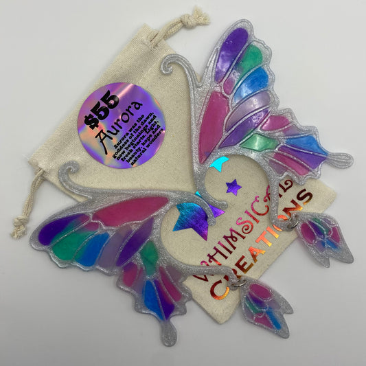 Ear Wings - Whimsical Creations Resin Fantasy Ear Cuffs - Aurora