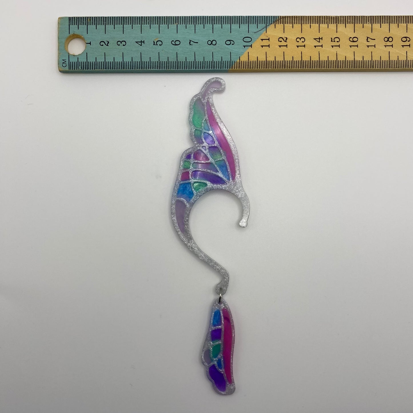 Ear Wings - Whimsical Creations Resin Fantasy Ear Cuffs - Dahlia