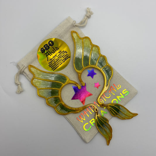 Ear Wings - Whimsical Creations Resin Fantasy Ear Cuffs - Alula