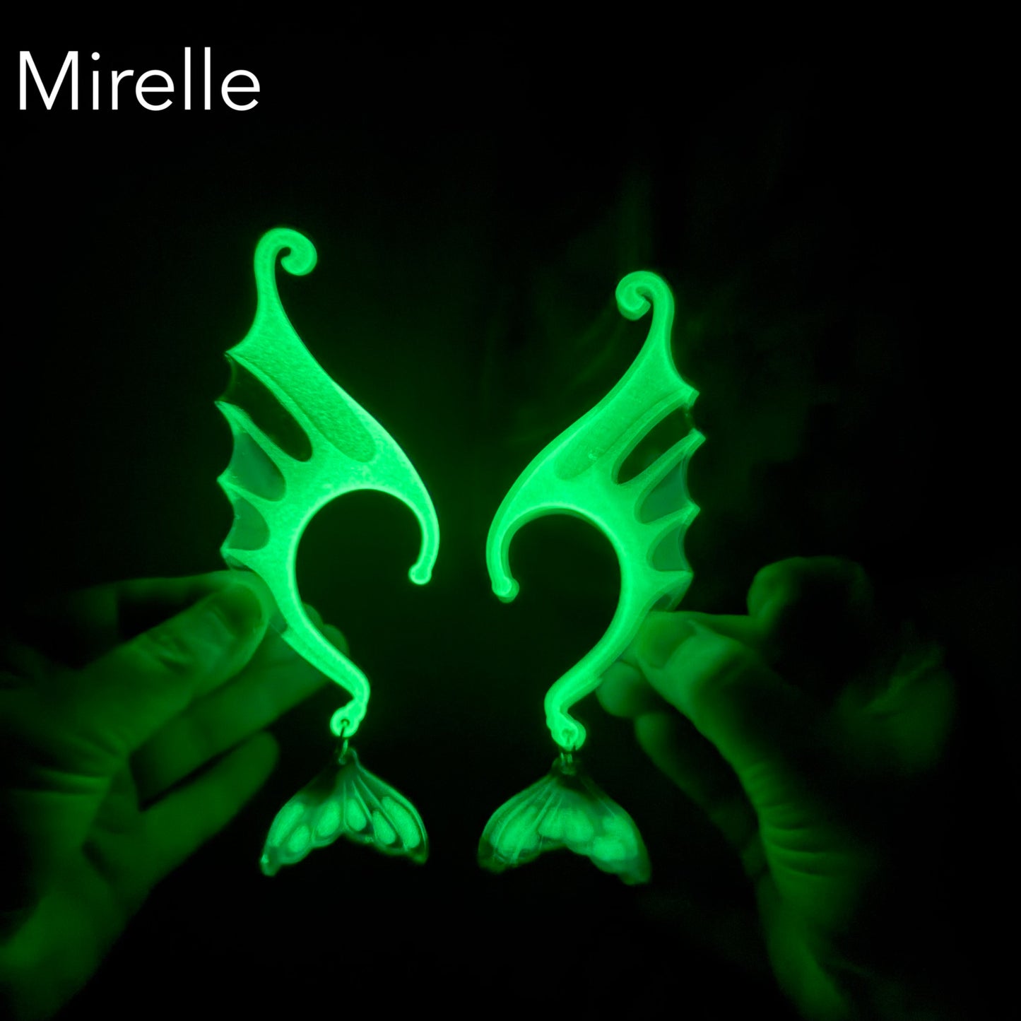 Ear Wings - Whimsical Creations Resin Fantasy Ear Cuffs - Mirielle