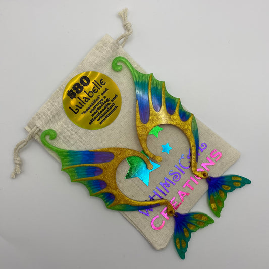 Ear Wings - Whimsical Creations Resin Fantasy Ear Cuffs - Lulabelle