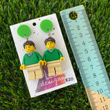 Green Sweater Gregory Brick Character - Featuring Green Tops!