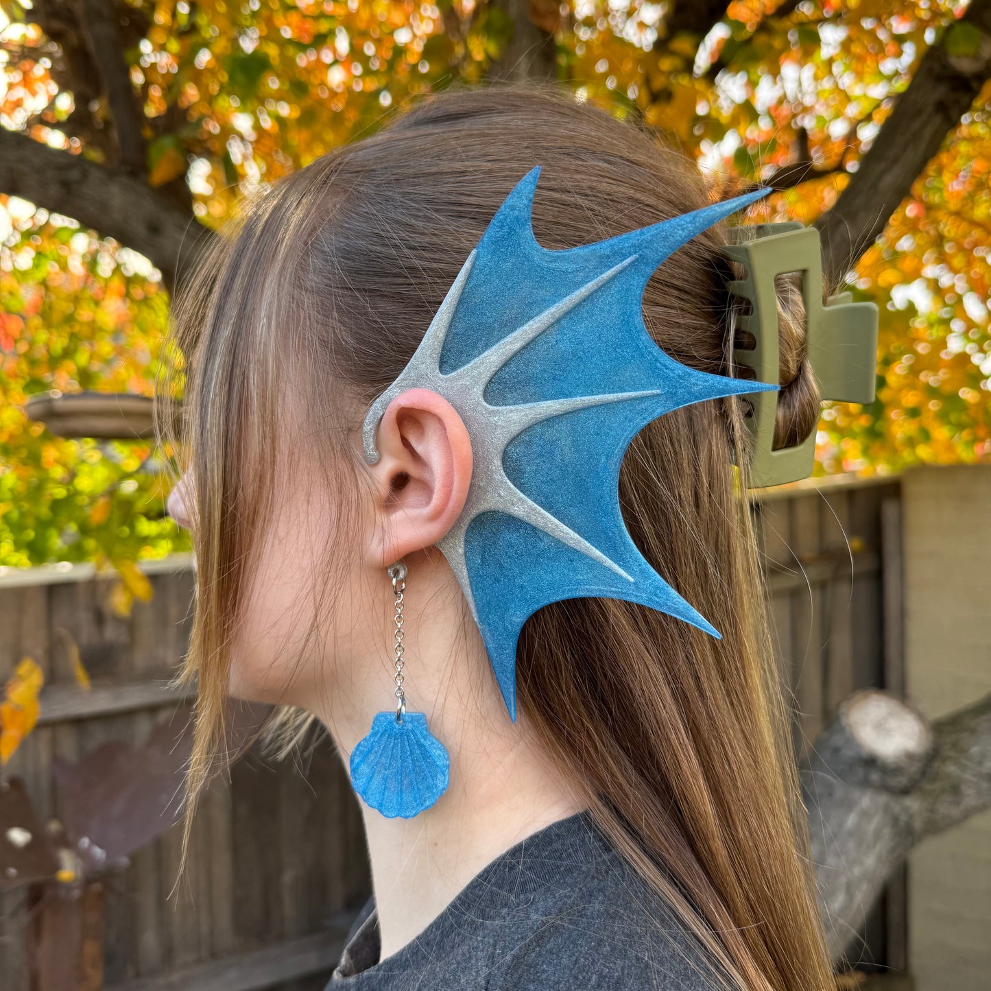 Ear Wings - Whimsical Creations Resin Fantasy Ear Cuffs - Orion