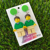 Green Sweater Gregory Brick Character - Featuring Green Tops!