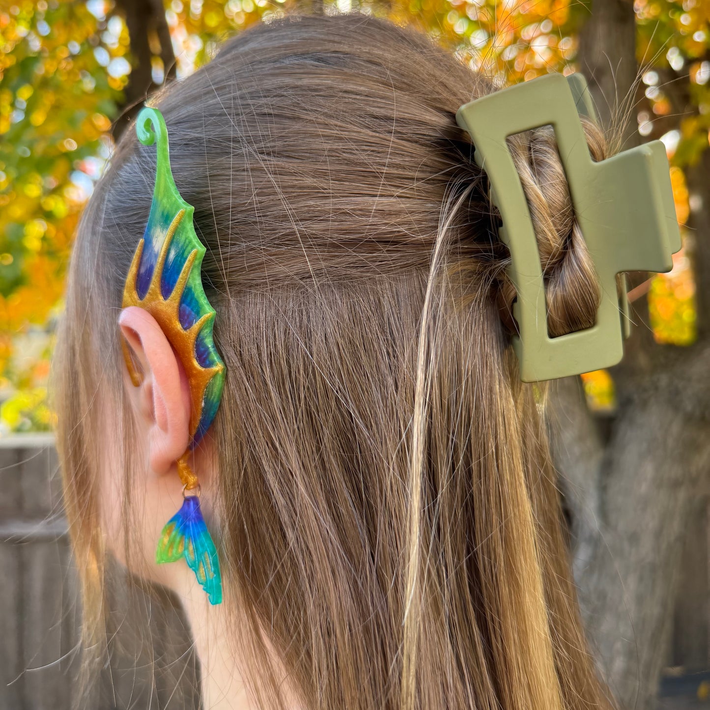 Ear Wings - Whimsical Creations Resin Fantasy Ear Cuffs - Lulabelle