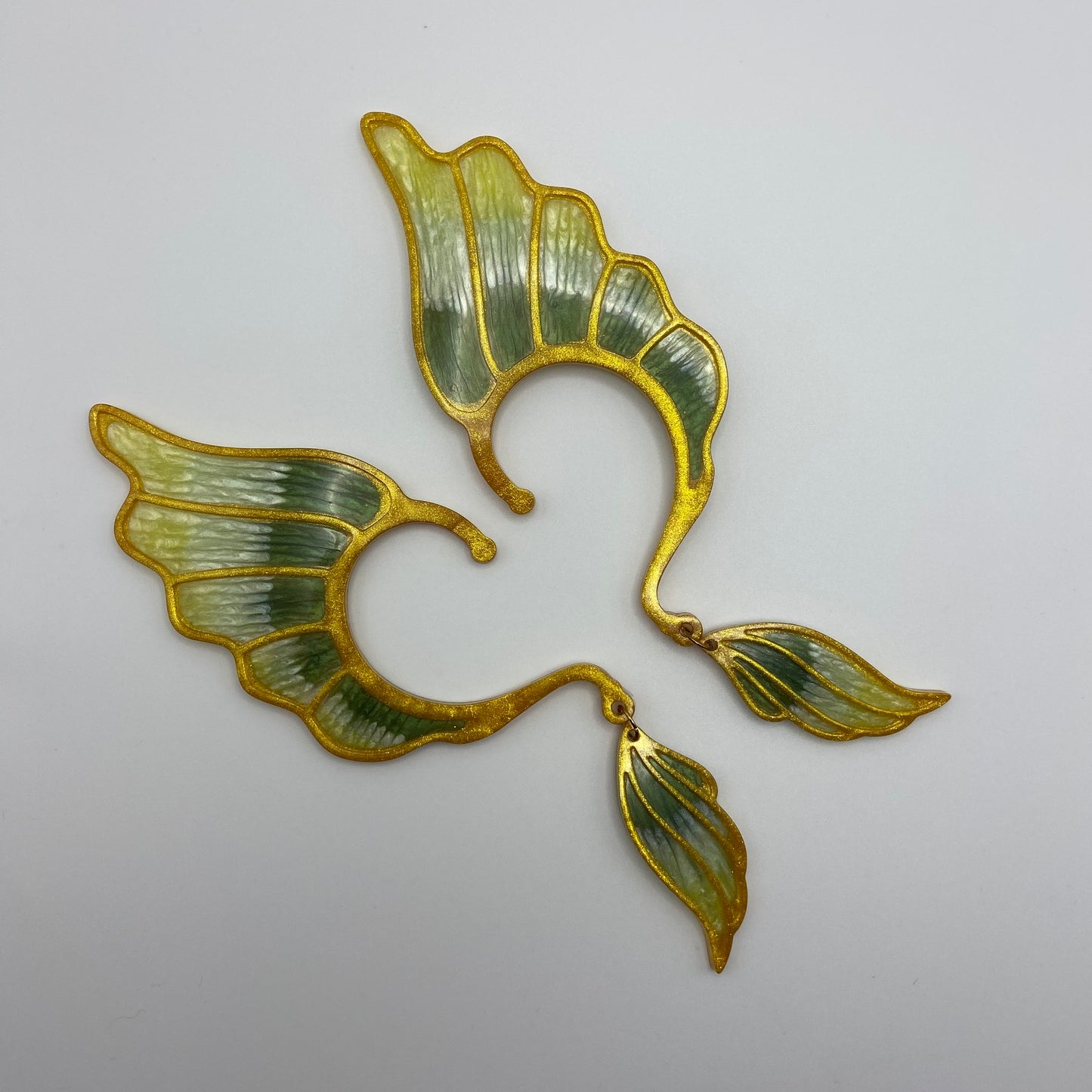 Ear Wings - Whimsical Creations Resin Fantasy Ear Cuffs - Alula