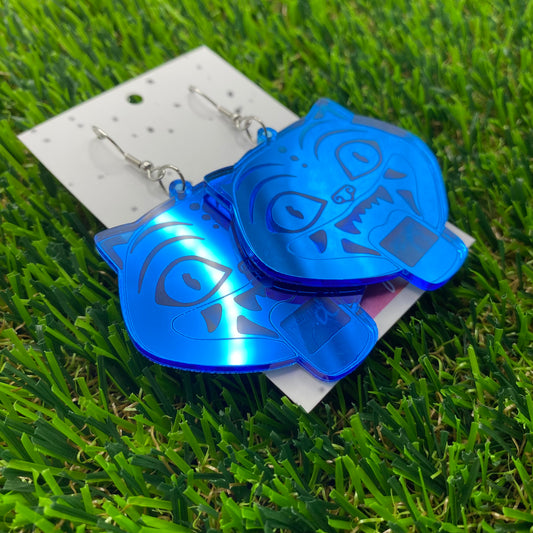 Large KPOP Tiger Acrylic Earrings - Featuring Hook Tops!