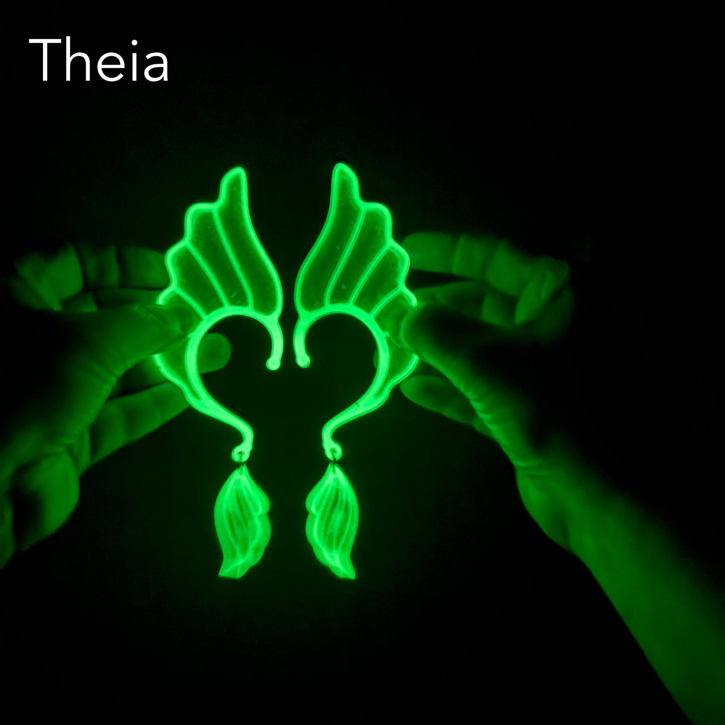 Ear Wings - Whimsical Creations Resin Fantasy Ear Cuffs - Theia