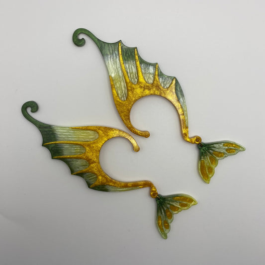 Ear Wings - Whimsical Creations Resin Fantasy Ear Cuffs - Orla