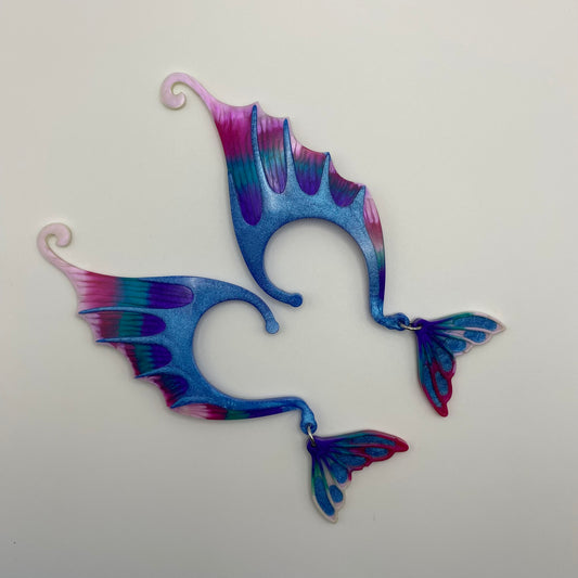 Ear Wings - Whimsical Creations Resin Fantasy Ear Cuffs - Seraphina