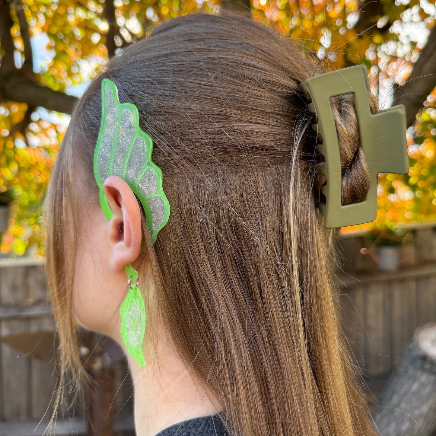 Ear Wings - Whimsical Creations Resin Fantasy Ear Cuffs - Theia