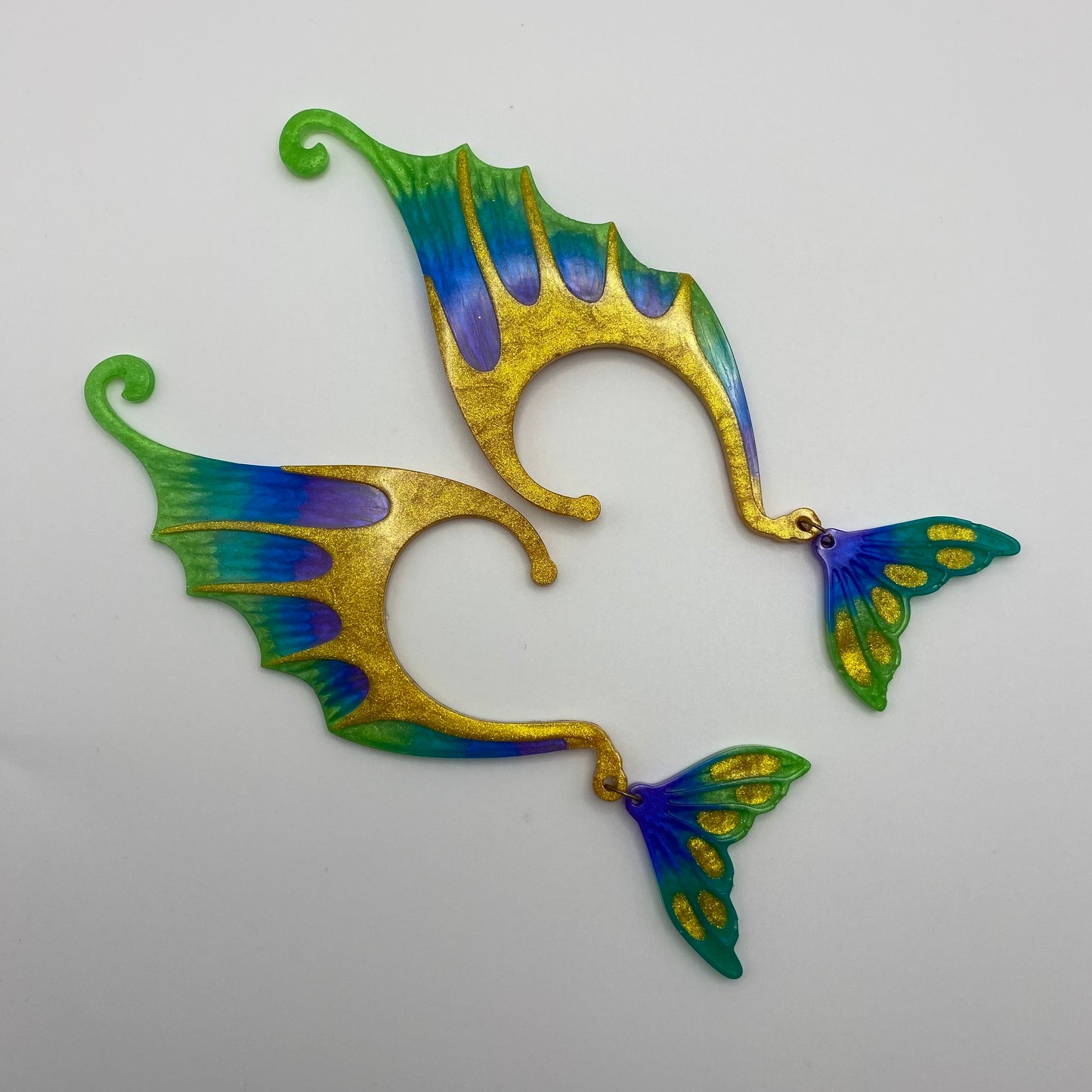 Ear Wings - Whimsical Creations Resin Fantasy Ear Cuffs - Lulabelle