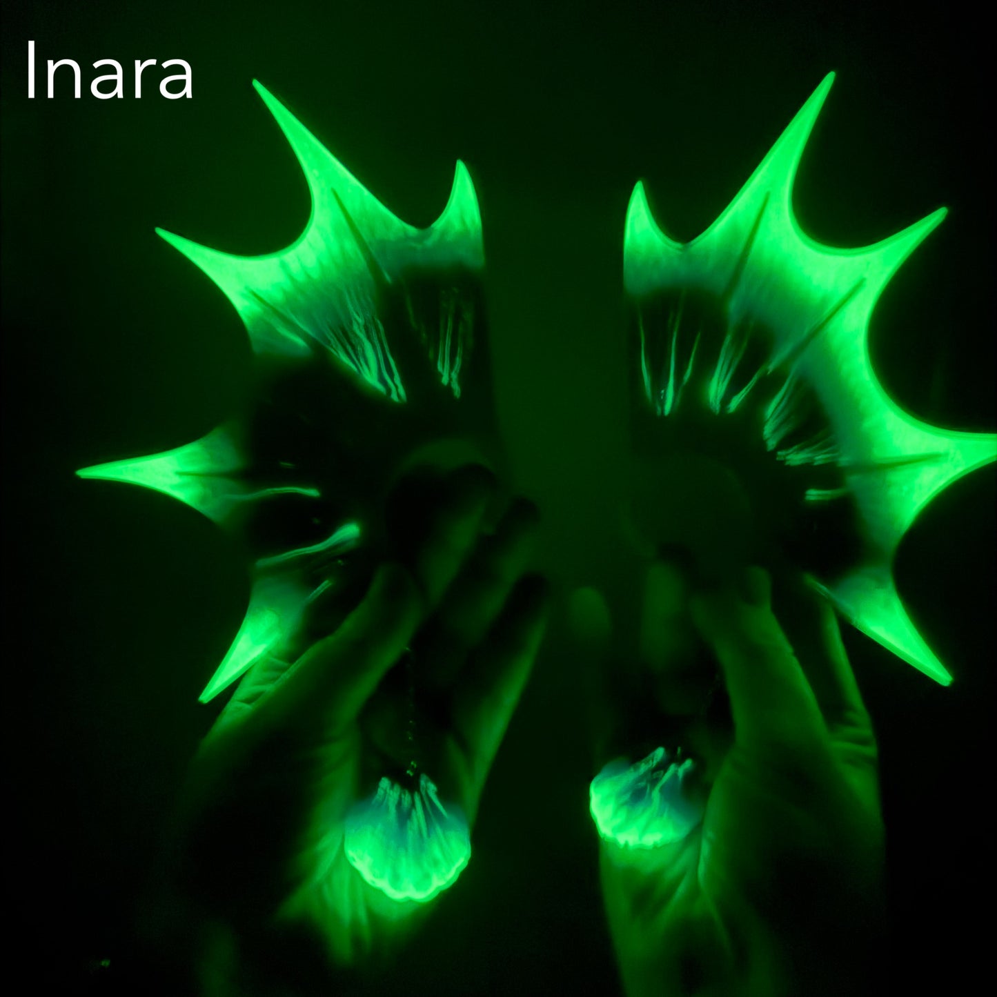 Ear Wings - Whimsical Creations Resin Fantasy Ear Cuffs - Inara