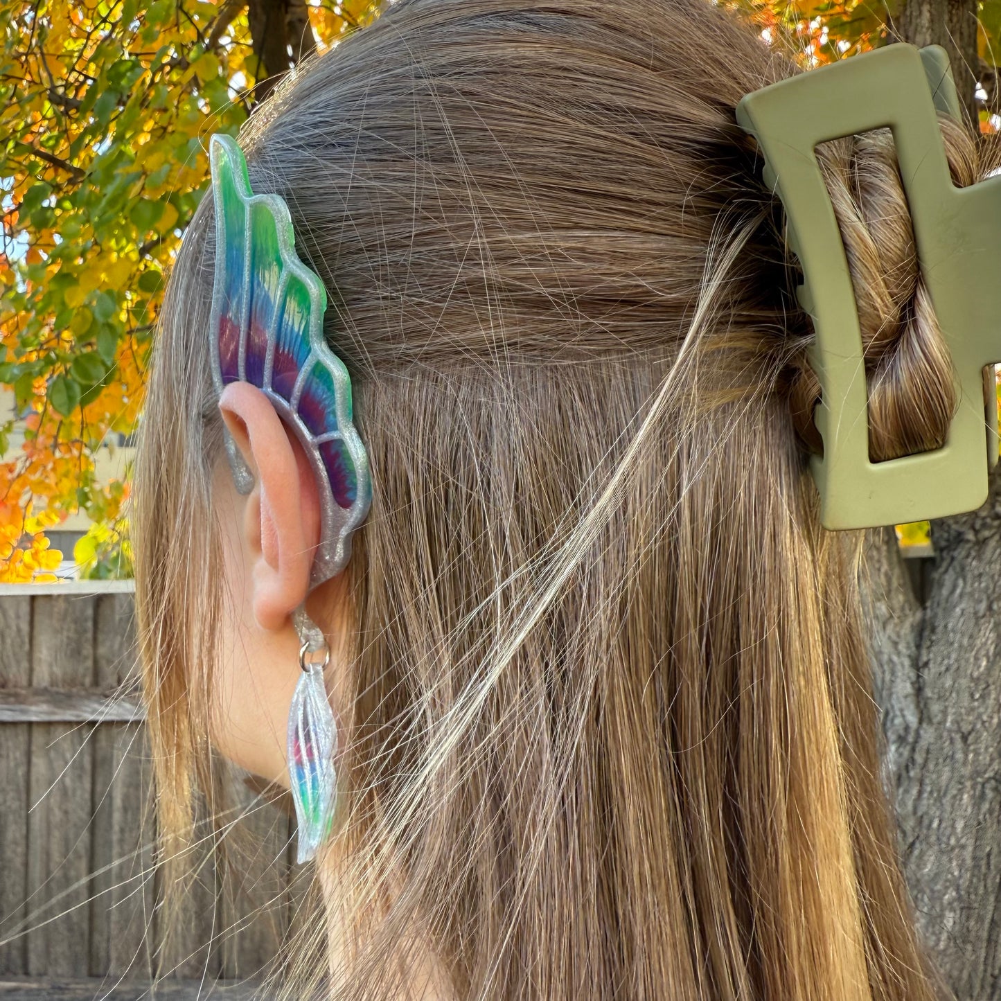 Ear Wings - Whimsical Creations Resin Fantasy Ear Cuffs - Irie