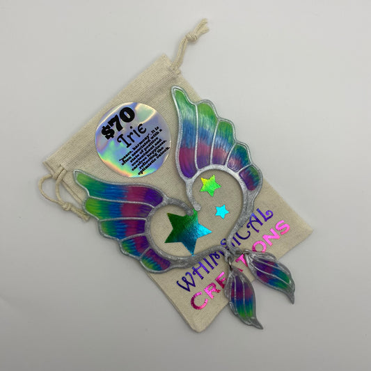 Ear Wings - Whimsical Creations Resin Fantasy Ear Cuffs - Irie