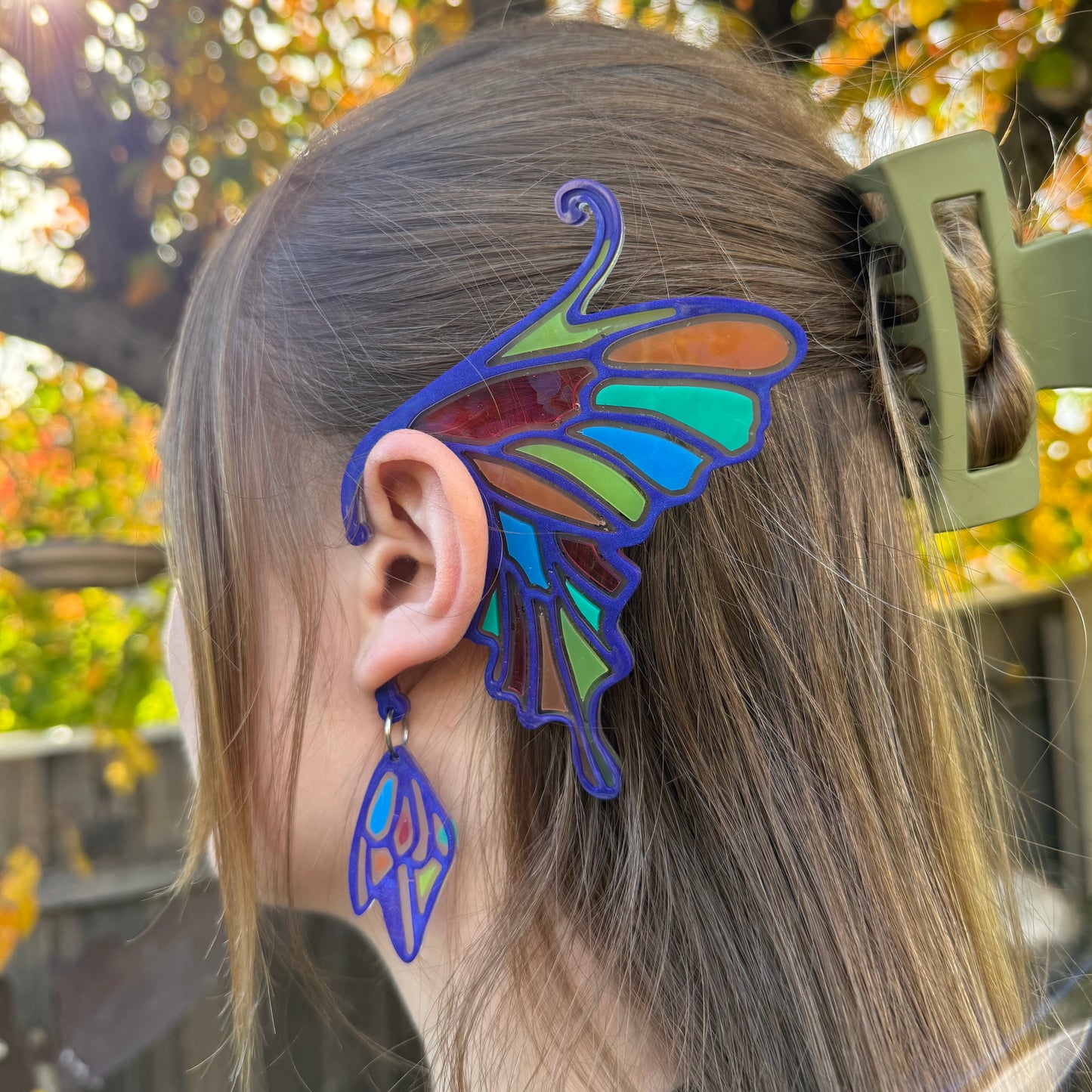 Ear Wings - Whimsical Creations Resin Fantasy Ear Cuffs - Saeris