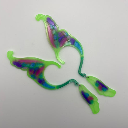 Ear Wings - Whimsical Creations Resin Fantasy Ear Cuffs - Anuli