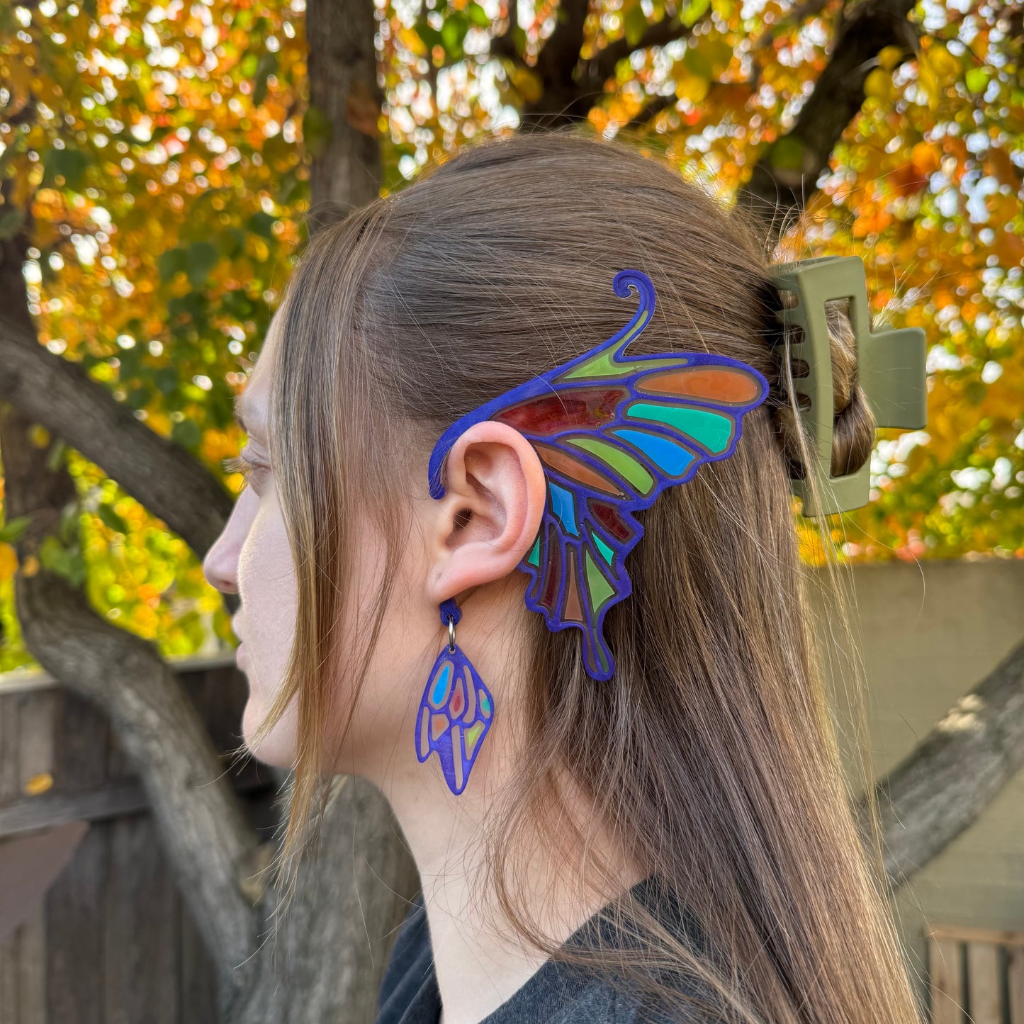Ear Wings - Whimsical Creations Resin Fantasy Ear Cuffs - Saeris