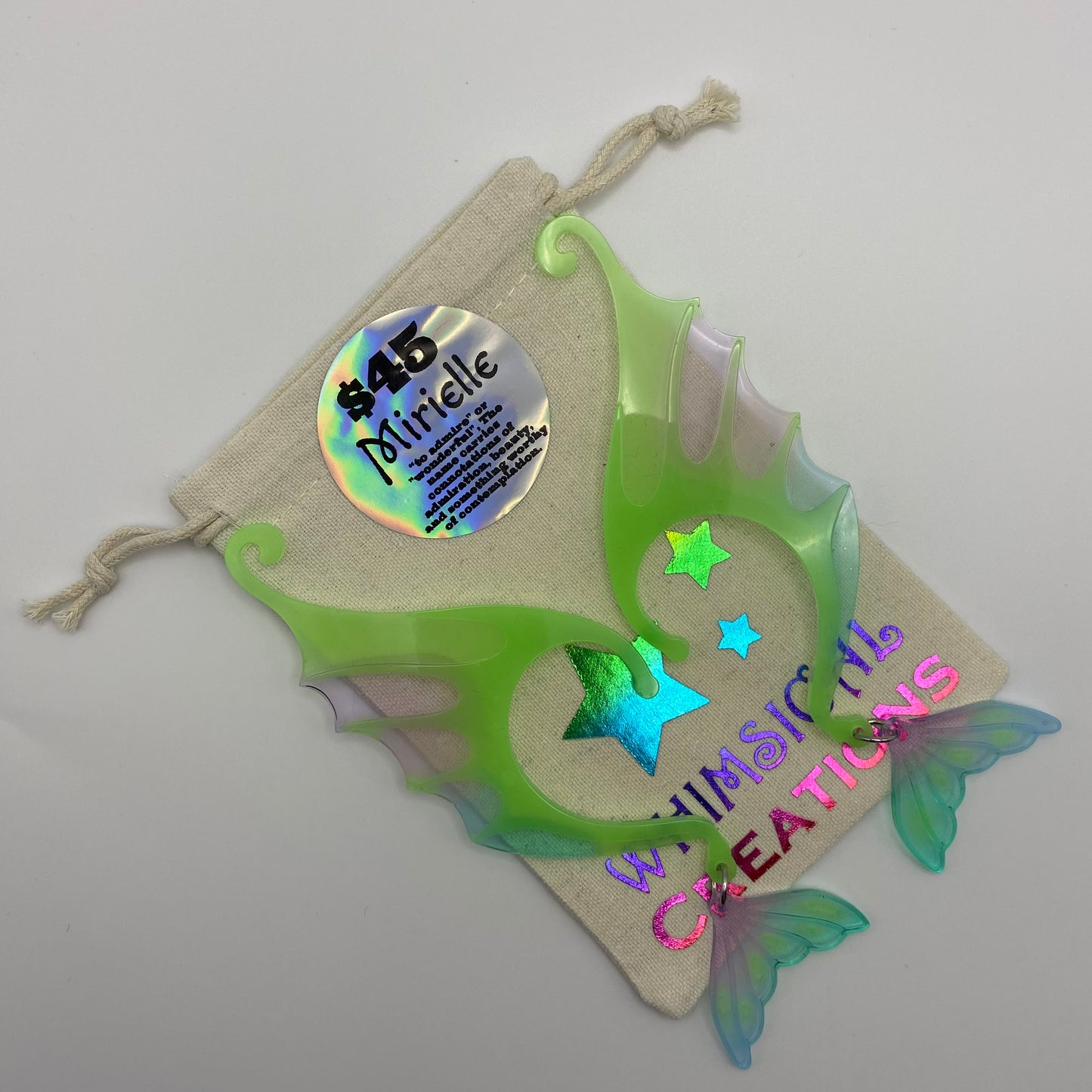 Ear Wings - Whimsical Creations Resin Fantasy Ear Cuffs - Mirielle