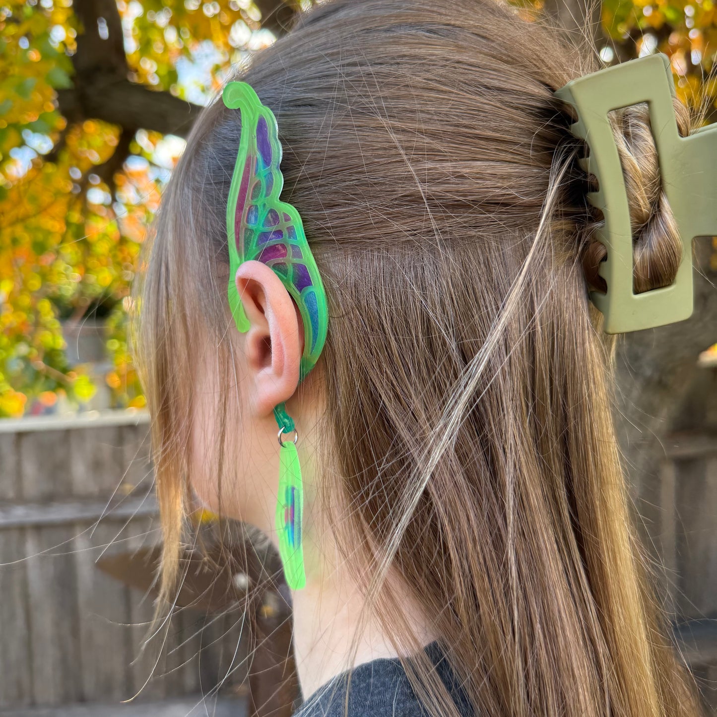 Ear Wings - Whimsical Creations Resin Fantasy Ear Cuffs - Anuli