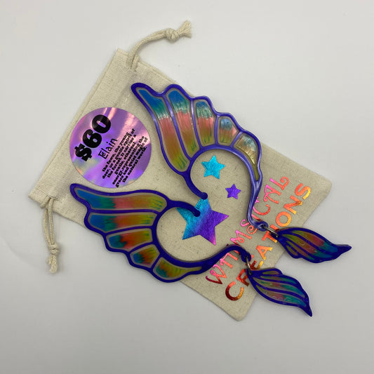 Ear Wings - Whimsical Creations Resin Fantasy Ear Cuffs - Elain