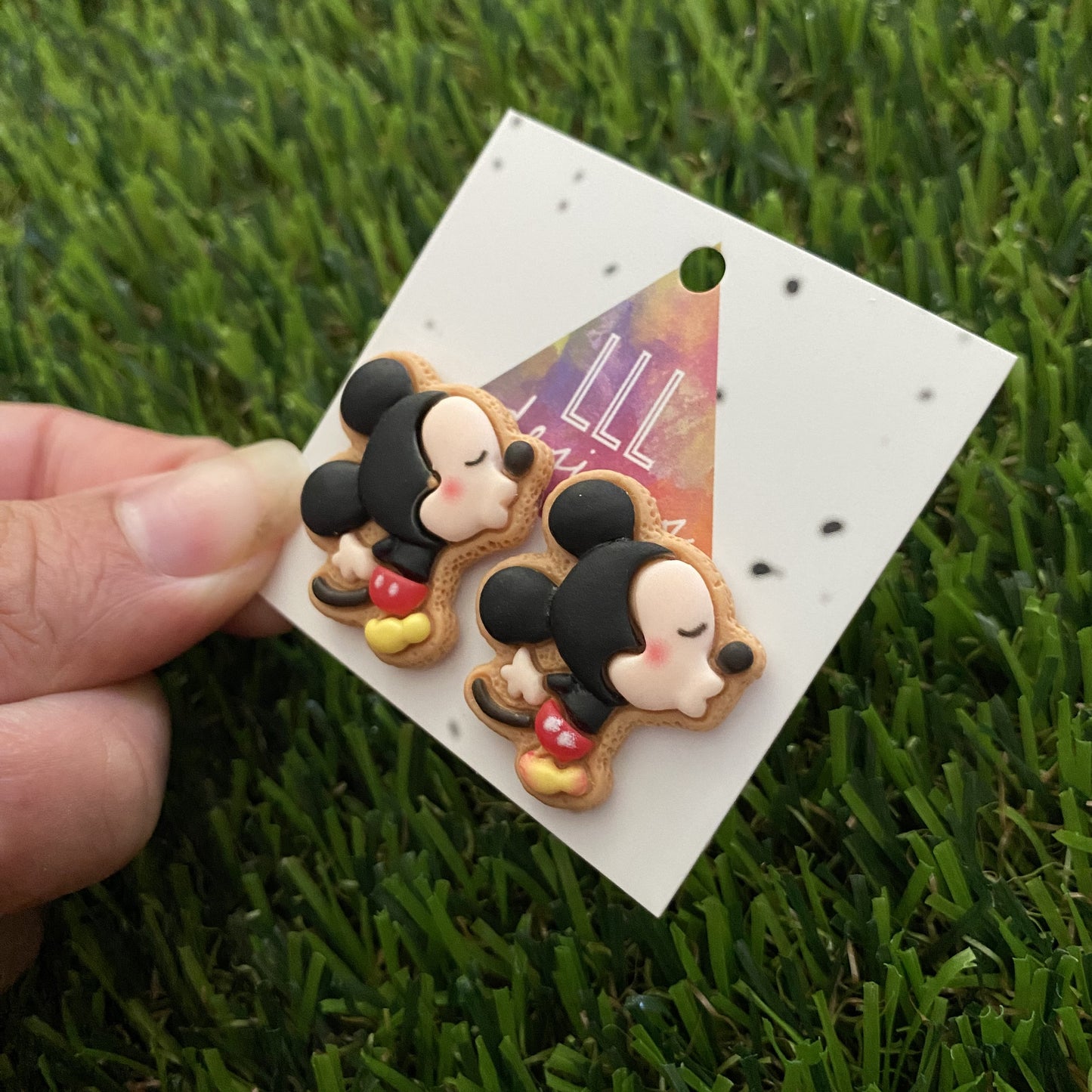 Mouse Earrings. Cartoon Boy Mouse Stud Earrings. Very Cute!