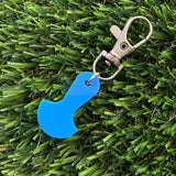 Trolley Keys - Colourful Acrylic Trolley Keys on Lobster Clasps with Swivels.