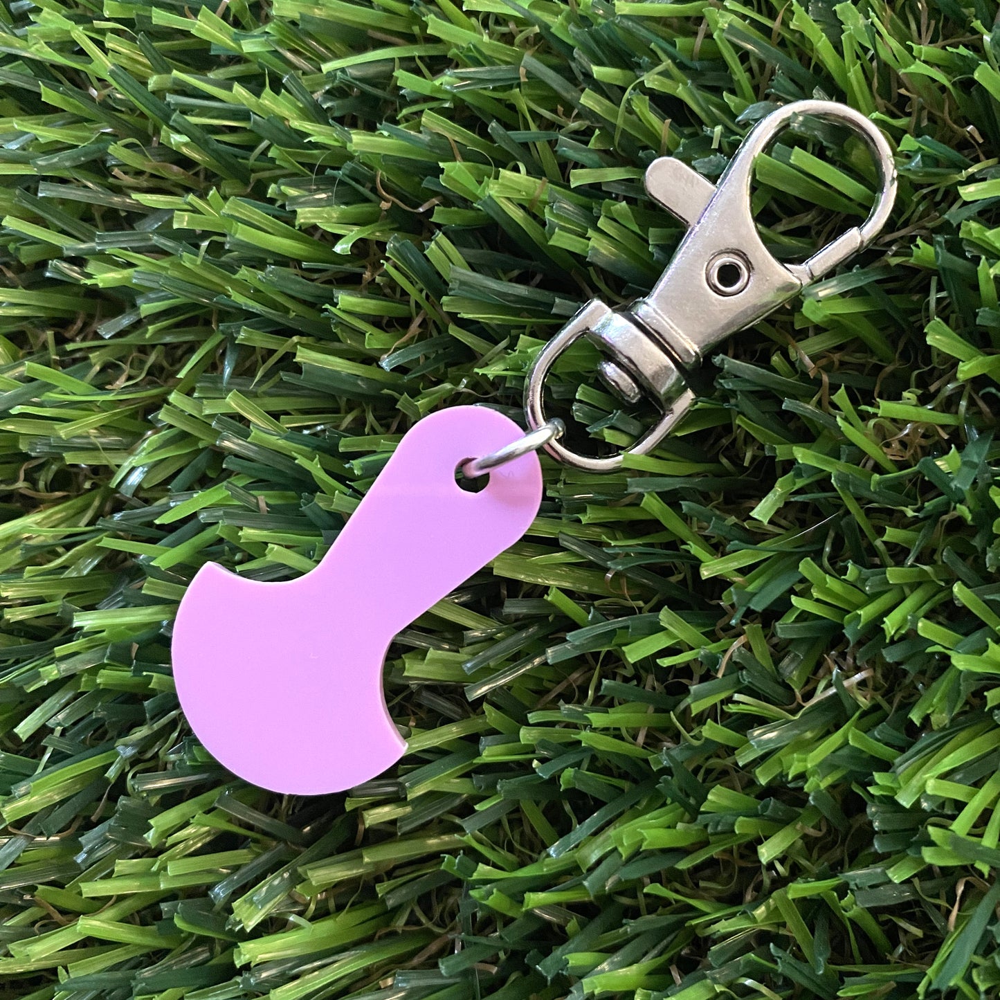 Trolley Keys - Colourful Acrylic Trolley Keys on Lobster Clasps with Swivels.