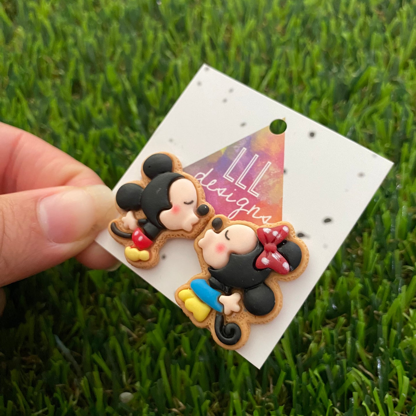 Mouse Earrings. Cartoon Boy and Girl Mouse Stud Earrings. So Adorable!