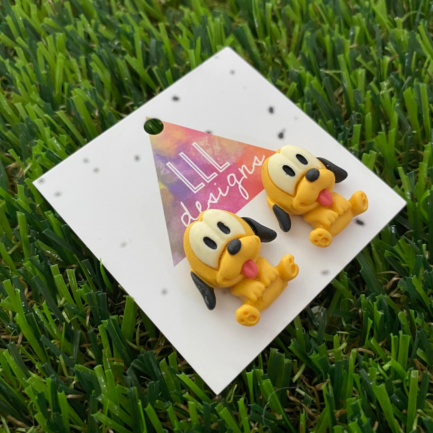Dog Earrings. Cartoon Doggo Stud Earrings. Very Cute!