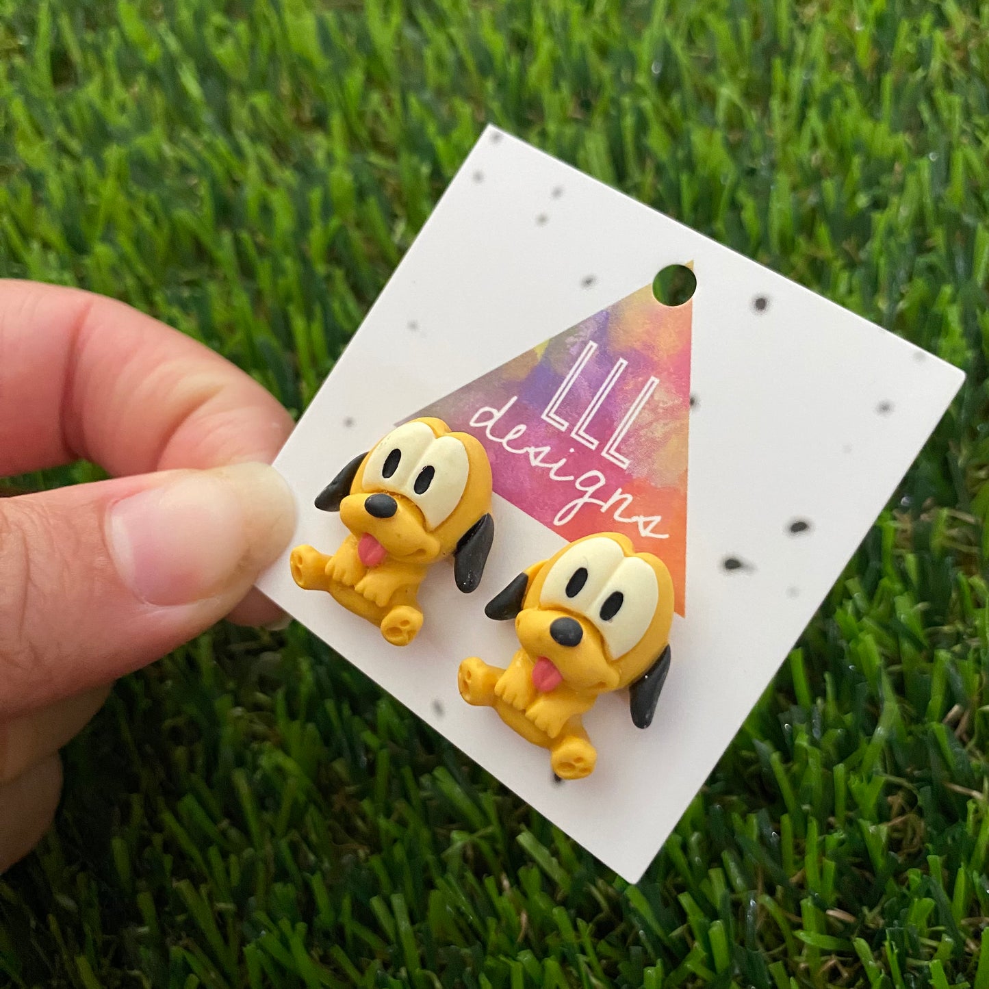Dog Earrings. Cartoon Doggo Stud Earrings. Very Cute!