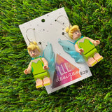 Fairy Brick Character Hoop Earrings - Featuring Silver Hoop!