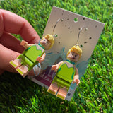 Fairy Brick Character Hoop Earrings - Featuring Silver Hoop!