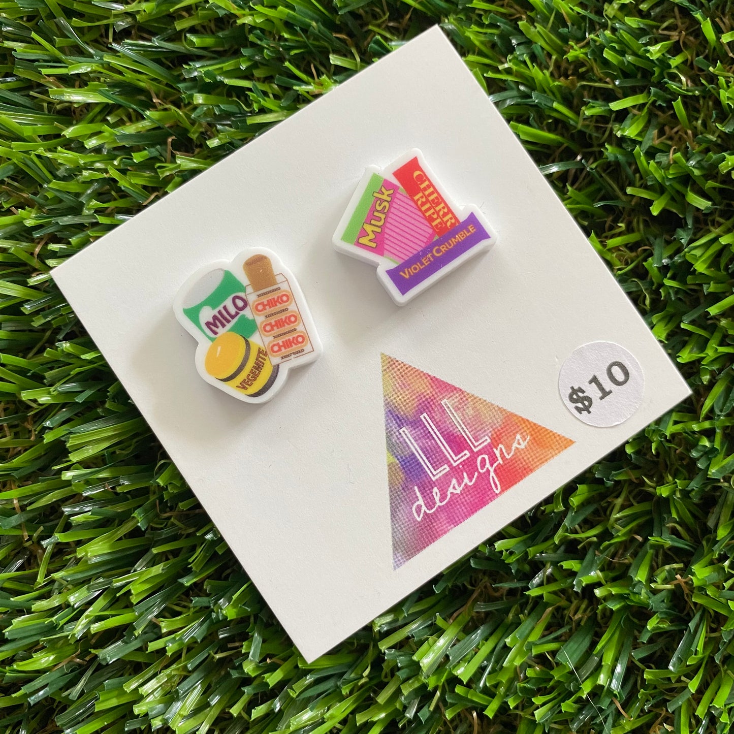 Aussie Earrings - Aussie Combo Studs!