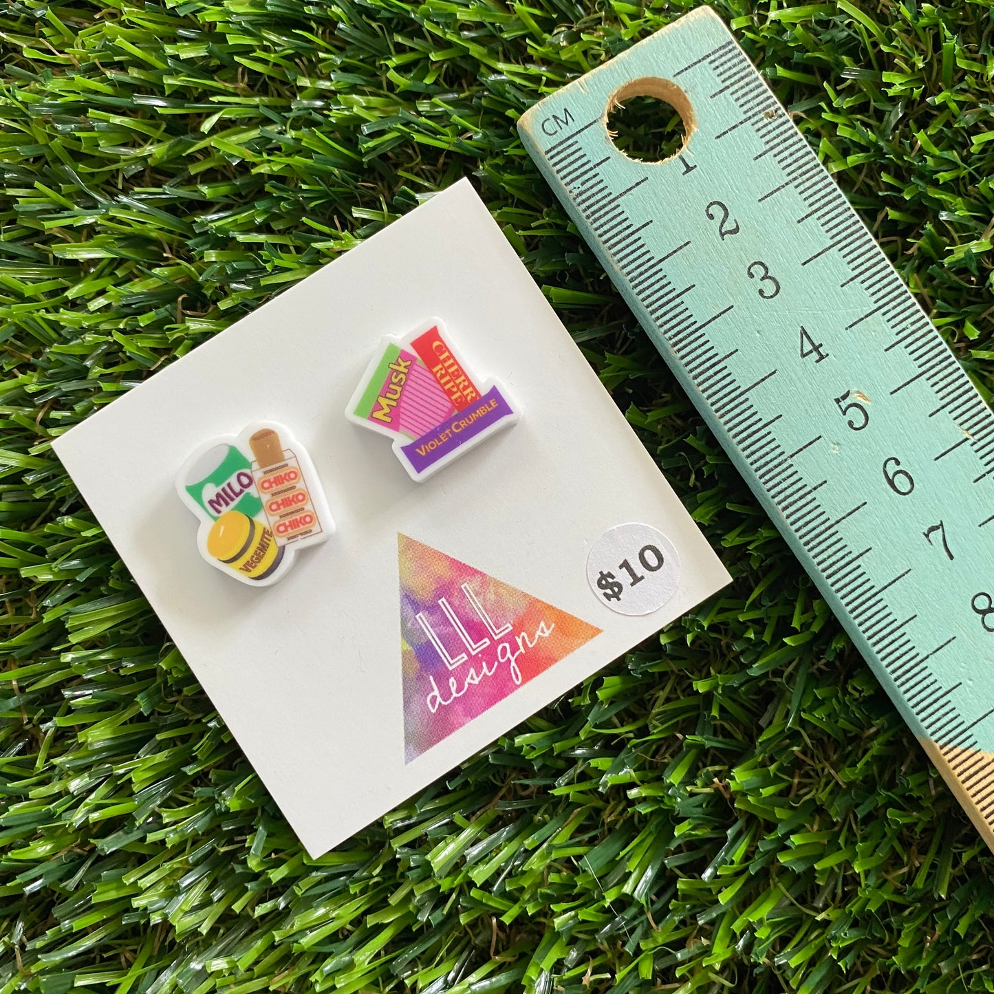 Aussie Earrings - Aussie Combo Studs!