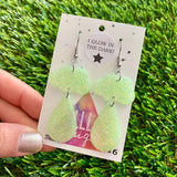 Weather Resin Earrings - Glowy Rain Featuring Hook Tops!