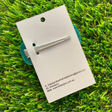 Handmade Resin Hair Clip - Teal Glitter Bubble Hair Clip!