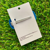 Handmade Resin Hair Clip - Blue Glitter Bubble Hair Clip!