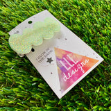 Handmade Resin Hair Clip - Glow In Dark Glitter Bubble Hair Clip!